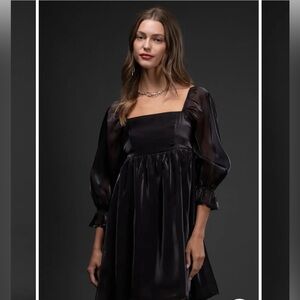 Entro Iridescent Black Dress